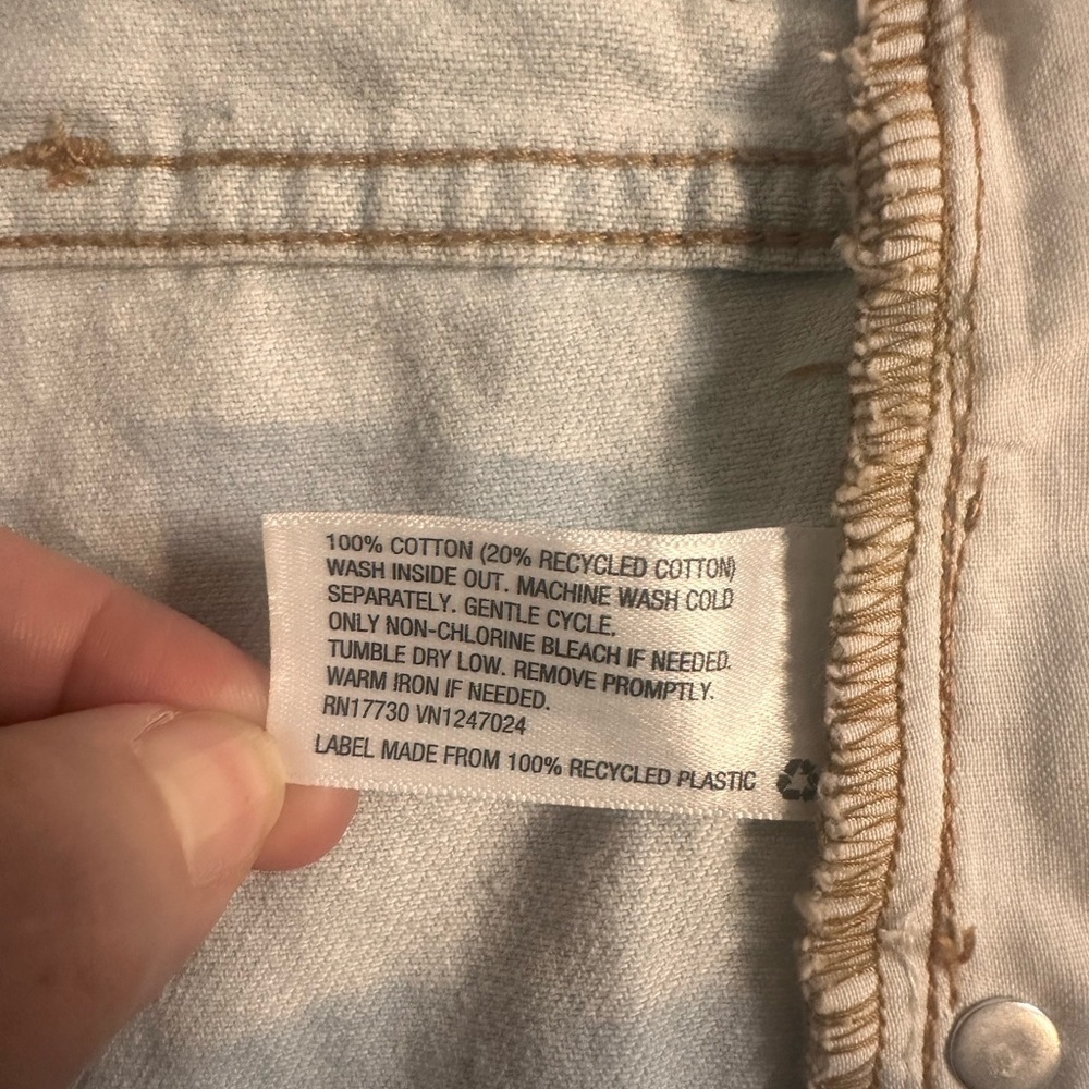 Wild Fable High Rise Cut Off Shorts Size 16 - Picture 9 of 10